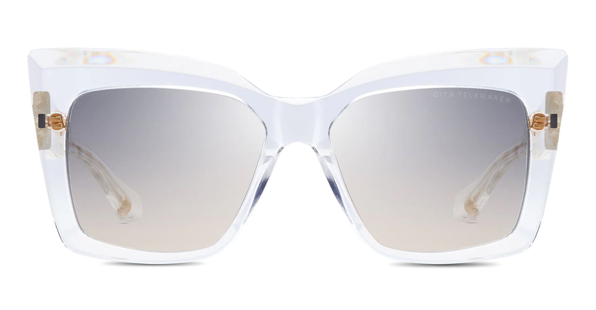 Ottica Mondello Roma - DITA - DTS704-A-03-Z - TELEMAKER - CRYSTAL - Acetate - shape Butterfly - Crystal - EYEWEAR - SUNGLASSES - Donna,Women - lens Gradient grey - Made In Japan