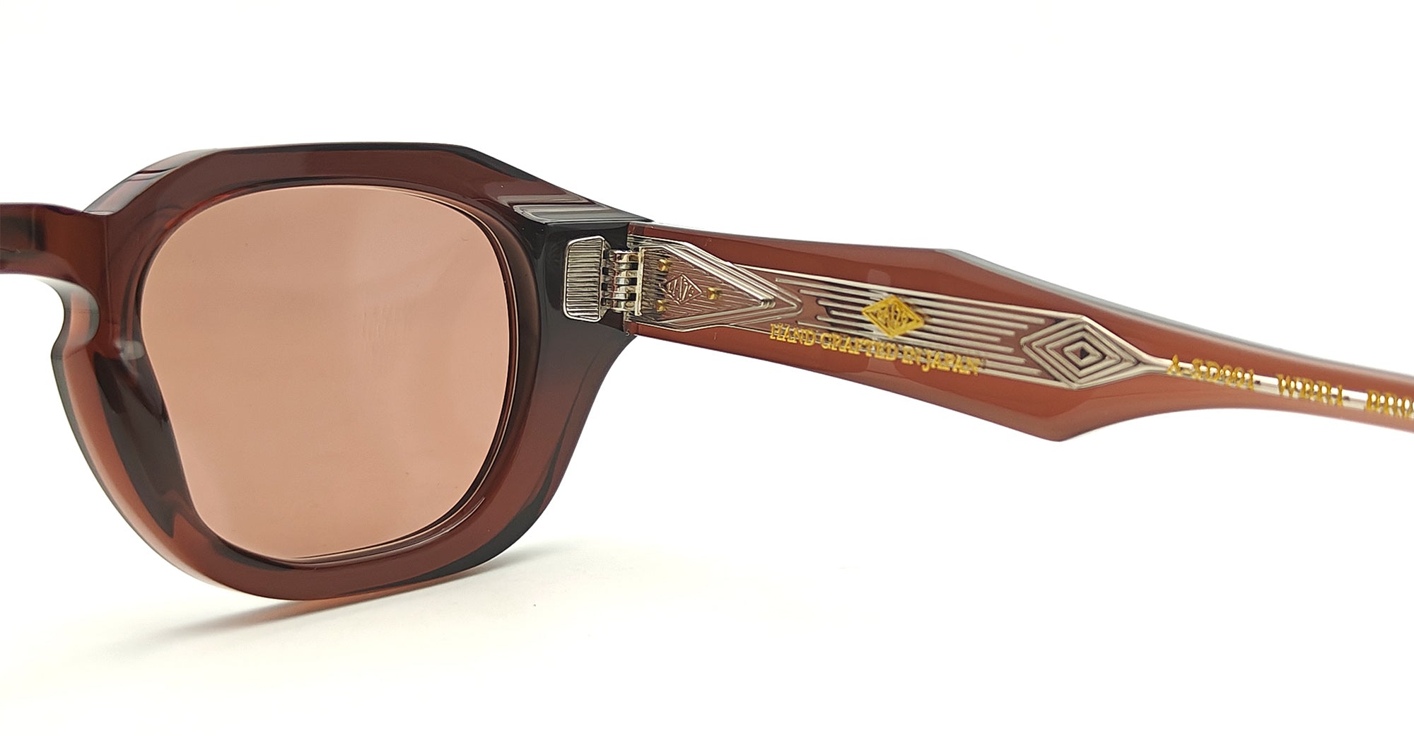 Ottica Mondello Roma - Daizo - A-SD001-WBR1-BR01 - LUDO - WARM BROWN / BROWN LENS - Acetate - shape Round - brown - EYEWEAR - SUNGLASSES - Unisex,Uomo,Donna,Women,Men - lens Brown - Made In Japan