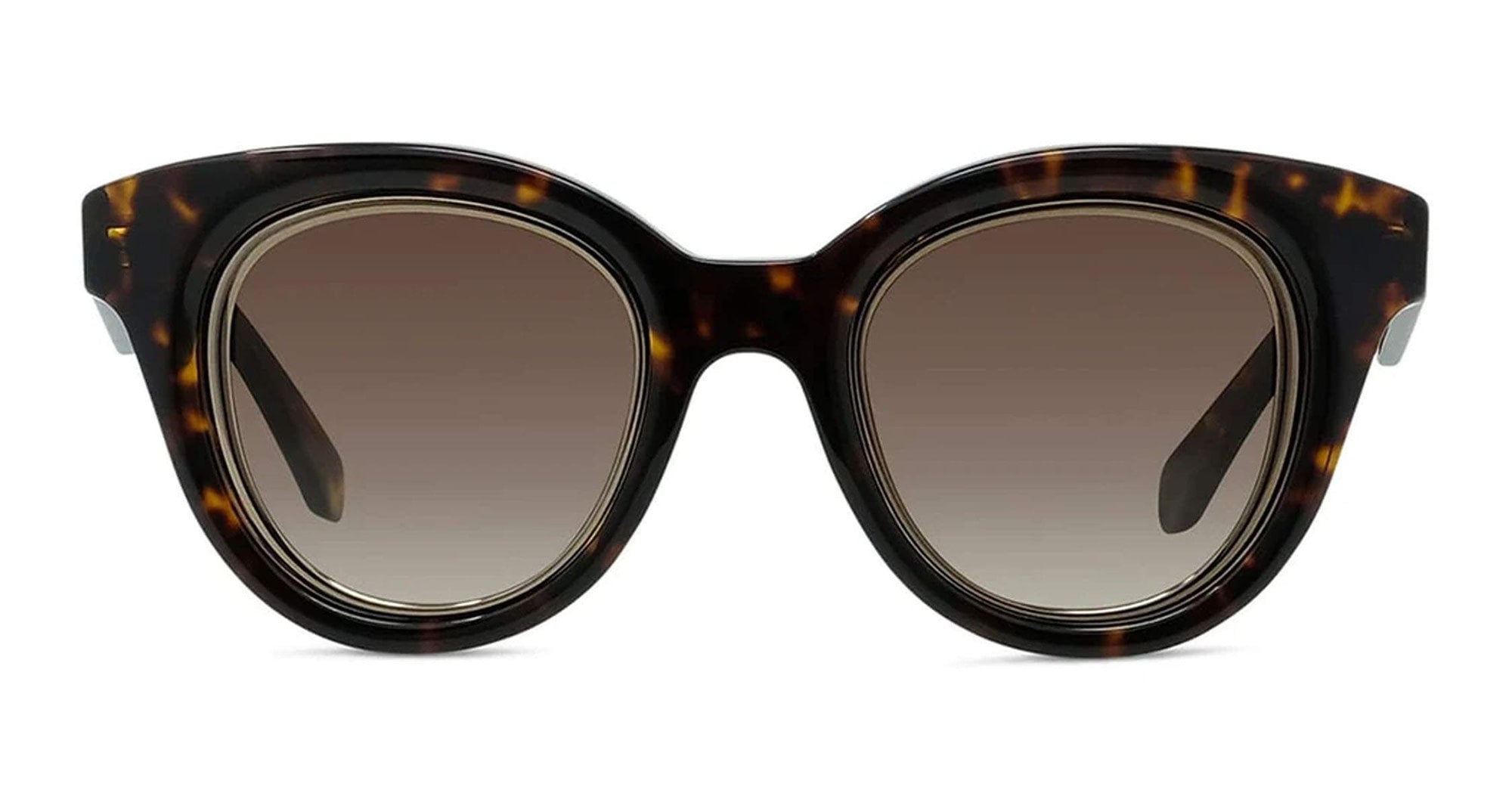Ottica Mondello Roma - Loewe - LW40183I5152F - Anagram Havana Cat Eye Sunglasses - Acetate - shape Cat-eye - Havana - EYEWEAR - SUNGLASSES - Donna,Women - lens Grey - Made In Italy