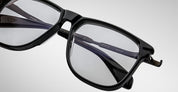Ottica Mondello Roma - Jacques Marie Mage - JMMKDRX-88 - KIRKLAND - BLACK RX - acetate, titanium  - shape Navigator - Black - EYEWEAR - EYEGLASSES - Uomo,Men - lens Clear - Made In Japan