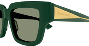 Ottica Mondello Roma - Bottega Veneta - BV1276S-003 - BV1276S-003 - GREEN - Acetate - shape  - green - EYEWEAR - SUNGLASSES - Donna,Women - lens  - Made In Japan
