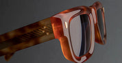 Ottica Mondello Roma - Cutler and Gross - CGSN-1402-50-02 - 1402 - OLD HAVANA - Acetate - shape Squared - blue - EYEWEAR - SUNGLASSES - Unisex,Uomo,Donna,Women,Men - lens Grey - Made In Italy