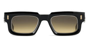Ottica Mondello Roma - T HENRI - SPCB - SUPERLEGGERA - SHADOWN II - Acetate, titanium - shape Rectangular - Black - EYEWEAR - SUNGLASSES - Unisex,Uomo,Donna,Women,Men - lens Gradient brown - Made In Japan