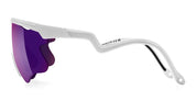 Ottica Mondello Roma - Alba Optics - 8050054514642 - DELTA LEI - WHITE / VZUM PLASMA - Tr90 - shape Mask - White - EYEWEAR - SUNGLASSES - Unisex,Uomo,Donna,Women,Men - lens purple - Made In Italy