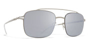 Ottica Mondello Roma - Mykita - 10300517 - JANO - POW2 SILVER / BROWN FLASH LENS - stainless steel - shape  - Silver - EYEWEAR - SUNGLASSES - Unisex,Uomo,Donna,Women,Men - lens  - Made In Germany