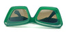 Ottica Mondello Roma - Loewe - LW40145I5296E - LW40145I - GREEN - Acetate - shape Cat-eye - green - EYEWEAR - SUNGLASSES - Donna,Women - lens Grey - Made In Italy
