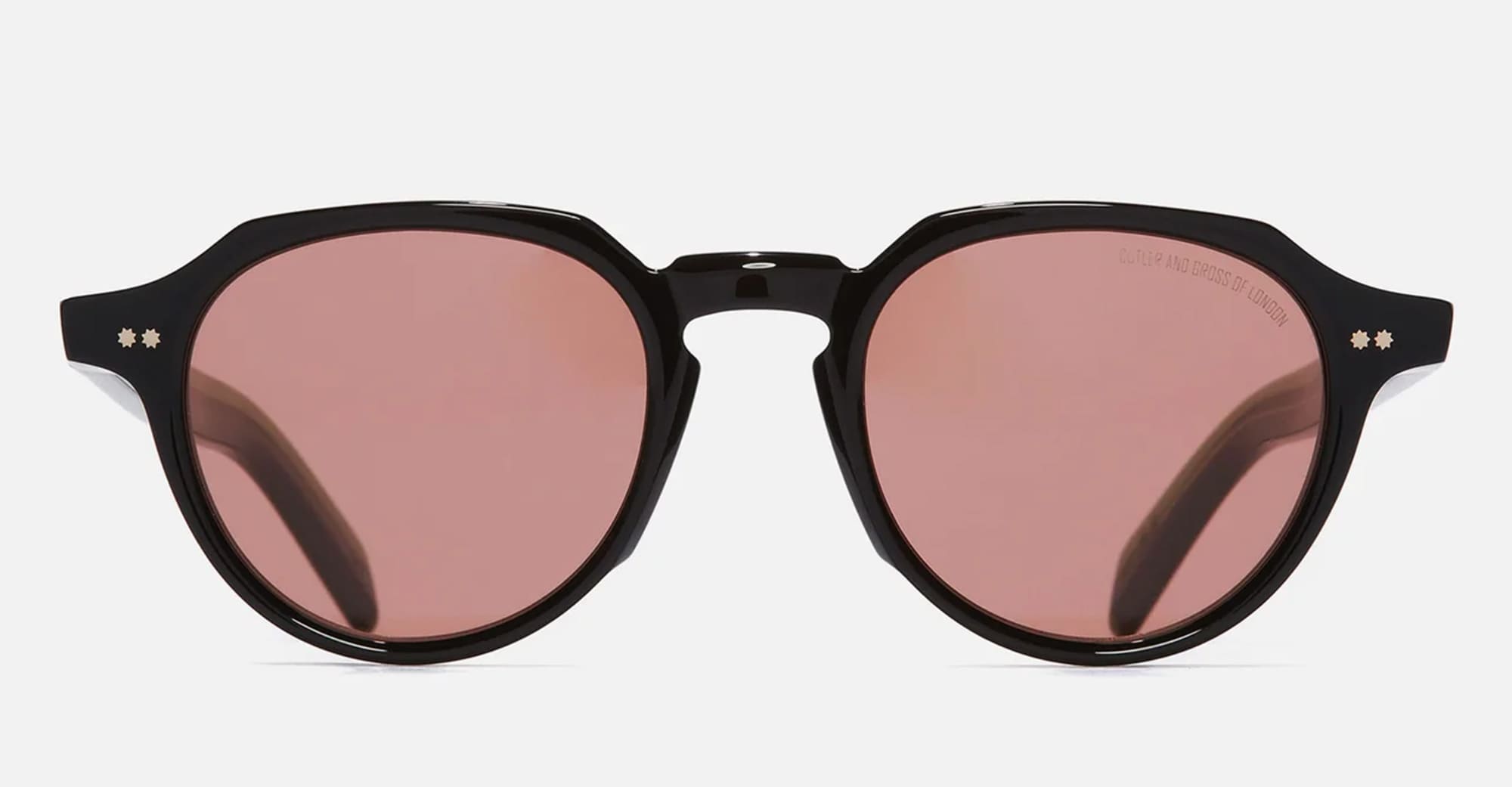 Ottica Mondello Roma - Cutler and Gross - CGSN-GR06-48-01 - GR06 - BLACK - Acetate - shape Panto - Black - EYEWEAR - SUNGLASSES - Unisex,Uomo,Donna,Women,Men - lens Brown - Made In Italy