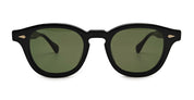 Ottica Mondello Roma - Julius Tart - JTPL-003A-2B-G-15 - AR X NEIGHBORHOOD 48X22 - BLACK / G-15 - Acetate - shape Panto - Black - EYEWEAR - SUNGLASSES - Unisex,Uomo,Donna,Women,Men - lens Green - Made In Japan
