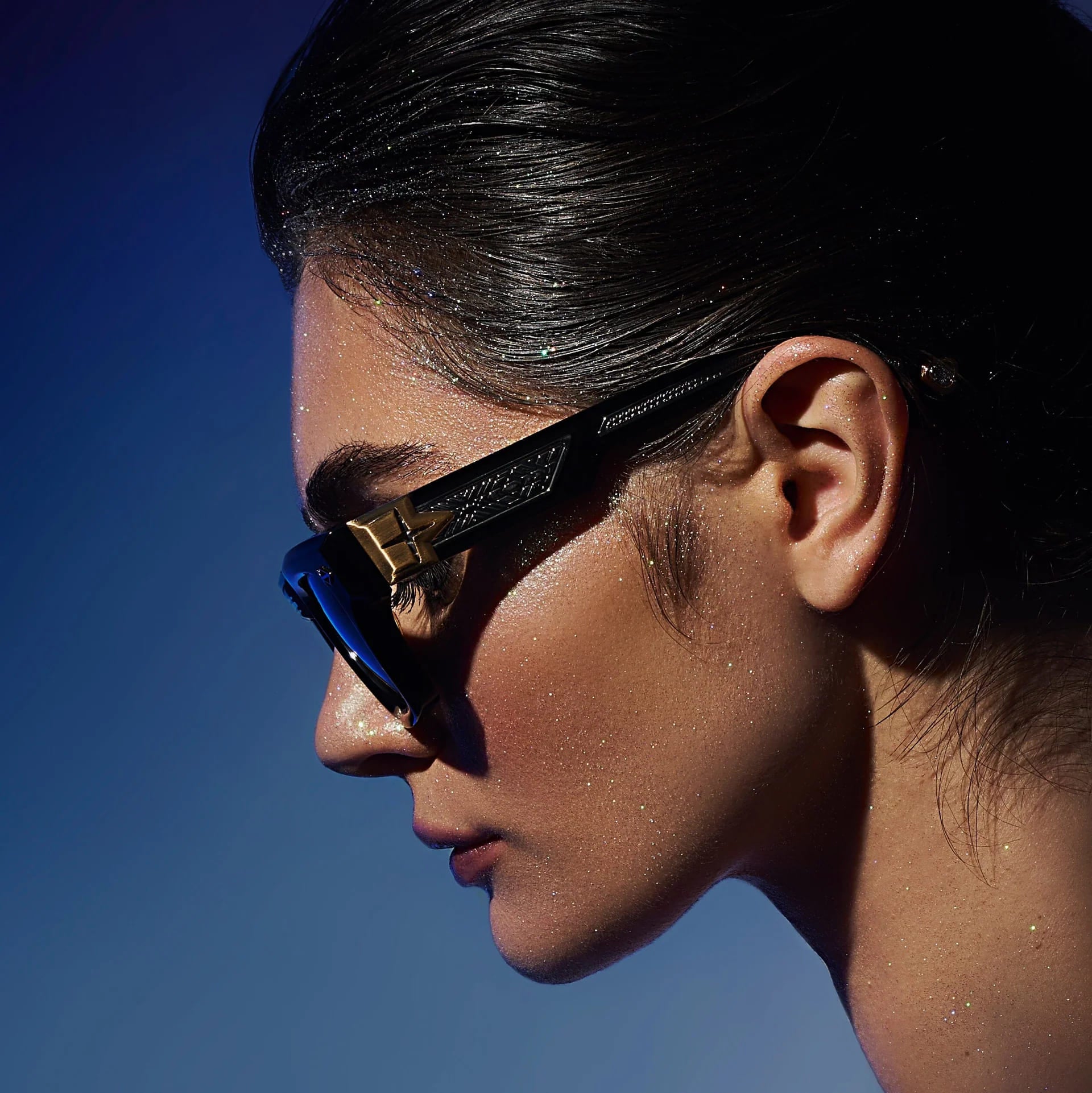 Ottica Mondello Roma - T HENRI - CCA - MAISON GALACTIQUE - CO2 - ASTEROID - Acetate, titanium - shape Squared - Black - EYEWEAR - SUNGLASSES - Unisex,Uomo,Donna,Women,Men - lens Grey - Made In Japan