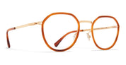 Ottica Mondello Roma - Mykita - 10089058 - JUSTUS - A99 CHAMPAGNE GOLD / SOFT HAVANA RX - stainless steel - shape Round - brushed gold, havana - EYEWEAR - EYEGLASSES - Unisex,Uomo,Donna,Women,Men - lens Clear - Made In Germany