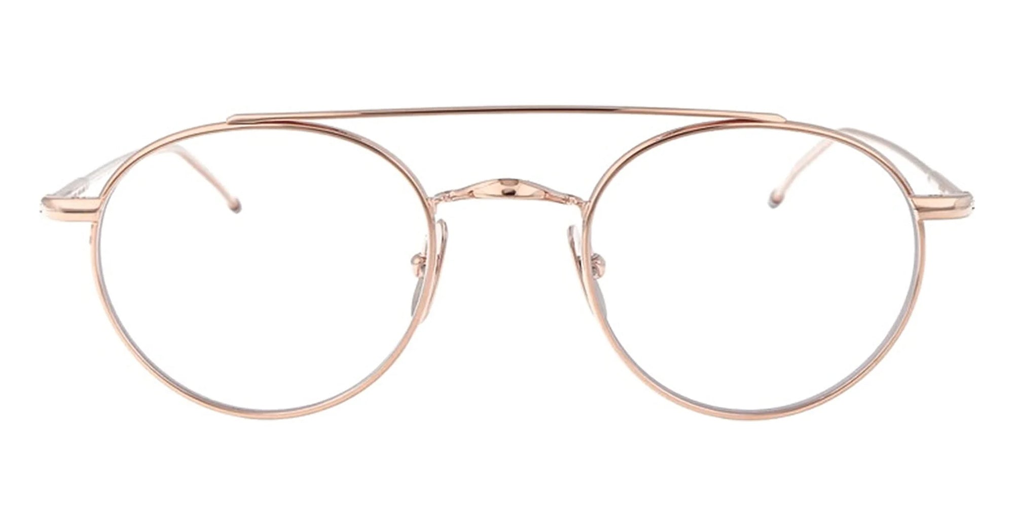 Ottica Mondello Roma - Thom Browne - UEO101A-G0001-715-49 - ROUND - GOLD RX - Acetate, titanium - shape Round - antique gold - EYEWEAR - EYEGLASSES - Uomo,Men - lens Clear - Made In Japan