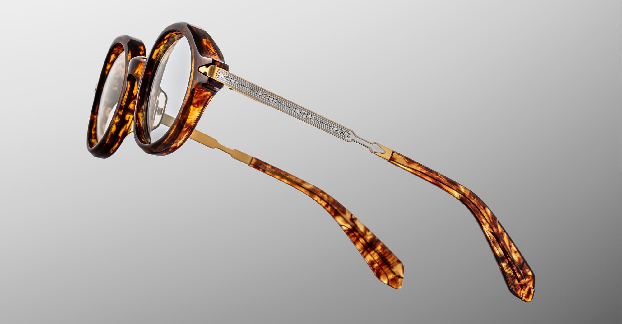 Ottica Mondello Roma - Jacques Marie Mage - JMMOGRX-5C - HARTIGAN - ARGYLE RX - Acetate - shape Round - Tortoise - EYEWEAR - EYEGLASSES - Unisex,Uomo,Donna,Women,Men - lens Clear - Made In Japan