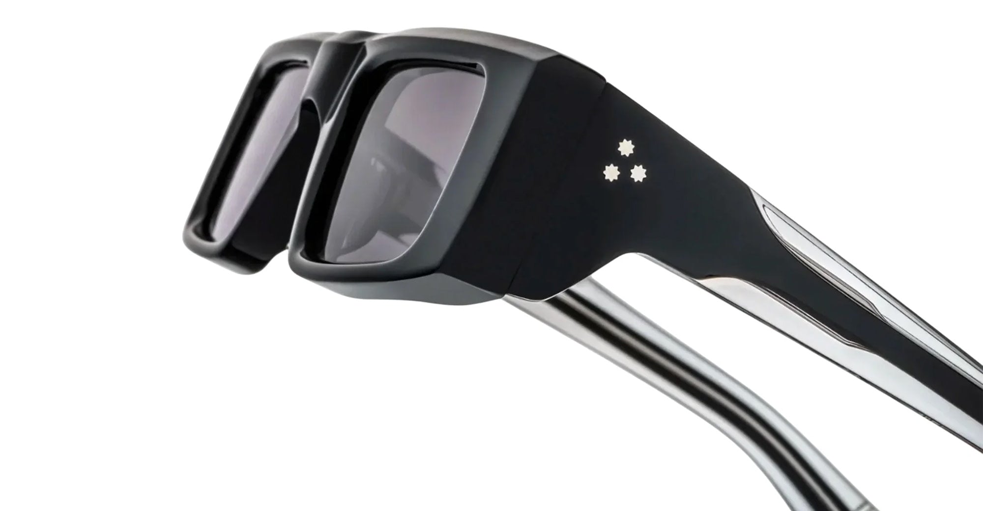 Ottica Mondello Roma - Jacques Marie Mage - JMMTY-6W - RIMBAUD - TITAN - titanium, acetate - shape Rectangular - Black - EYEWEAR - SUNGLASSES - Unisex,Uomo,Donna,Women,Men - lens Grey - Made In Japan