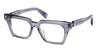Ottica Mondello Roma - Balmain - BPX-182C-52 - TEMPO - CRYSTAL GREY / SHINY BLACK RHODIUM RX - Acetate - shape Squared - grey, black - EYEWEAR - EYEGLASSES - Unisex,Uomo,Donna,Women,Men - lens Clear - Made In Japan