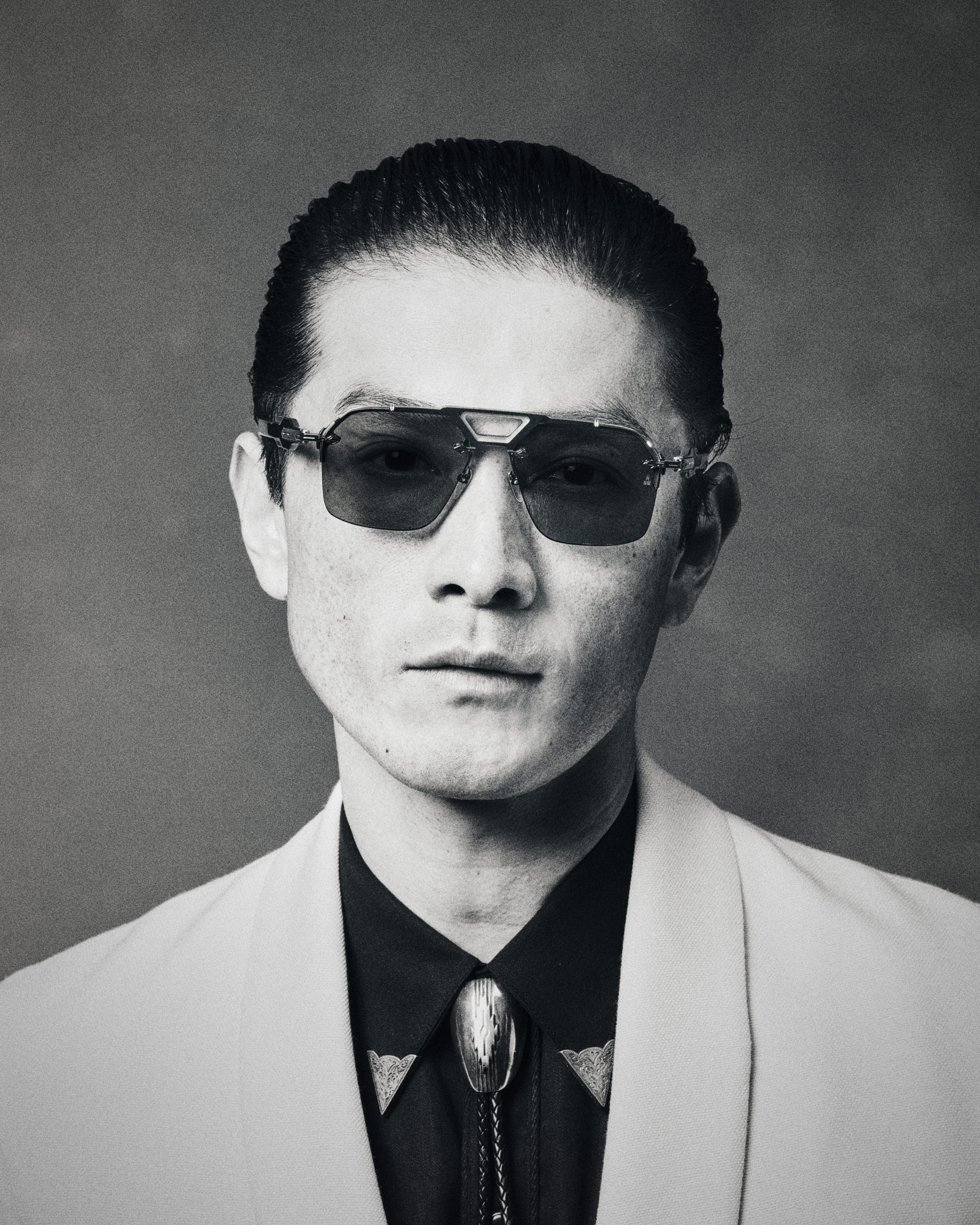 Ottica Mondello Roma - Jacques Marie Mage - JMMSVR-58 - SILVERTON - RAVEN - Acetate, titanium - shape Squared - Black - EYEWEAR - SUNGLASSES - Unisex,Uomo,Donna,Women,Men - lens Grey - Made In Japan