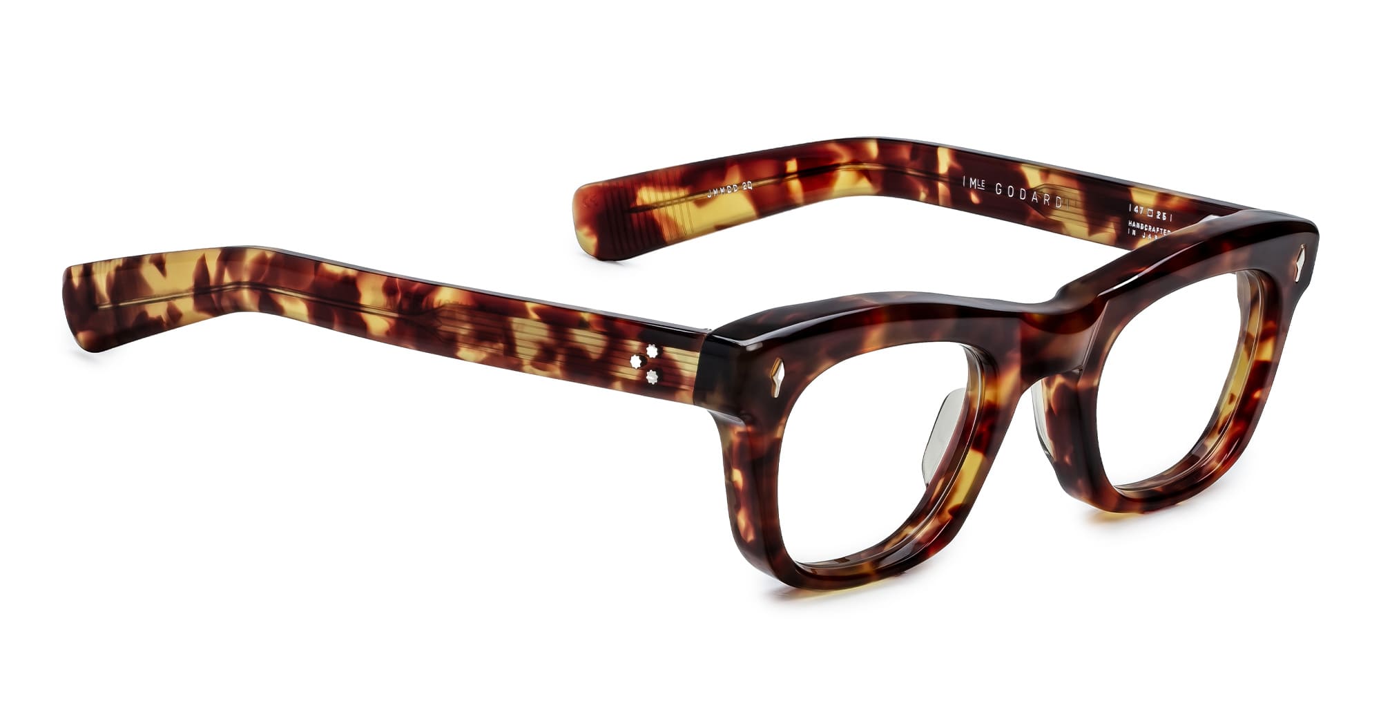Ottica Mondello Roma - Jacques Marie Mage - JMMODRX-2Q - GODARD - BALTIC RX - Acetate - shape Squared - Tortoise - EYEWEAR - EYEGLASSES - Unisex,Uomo,Donna,Women,Men - lens Clear - Made In Japan