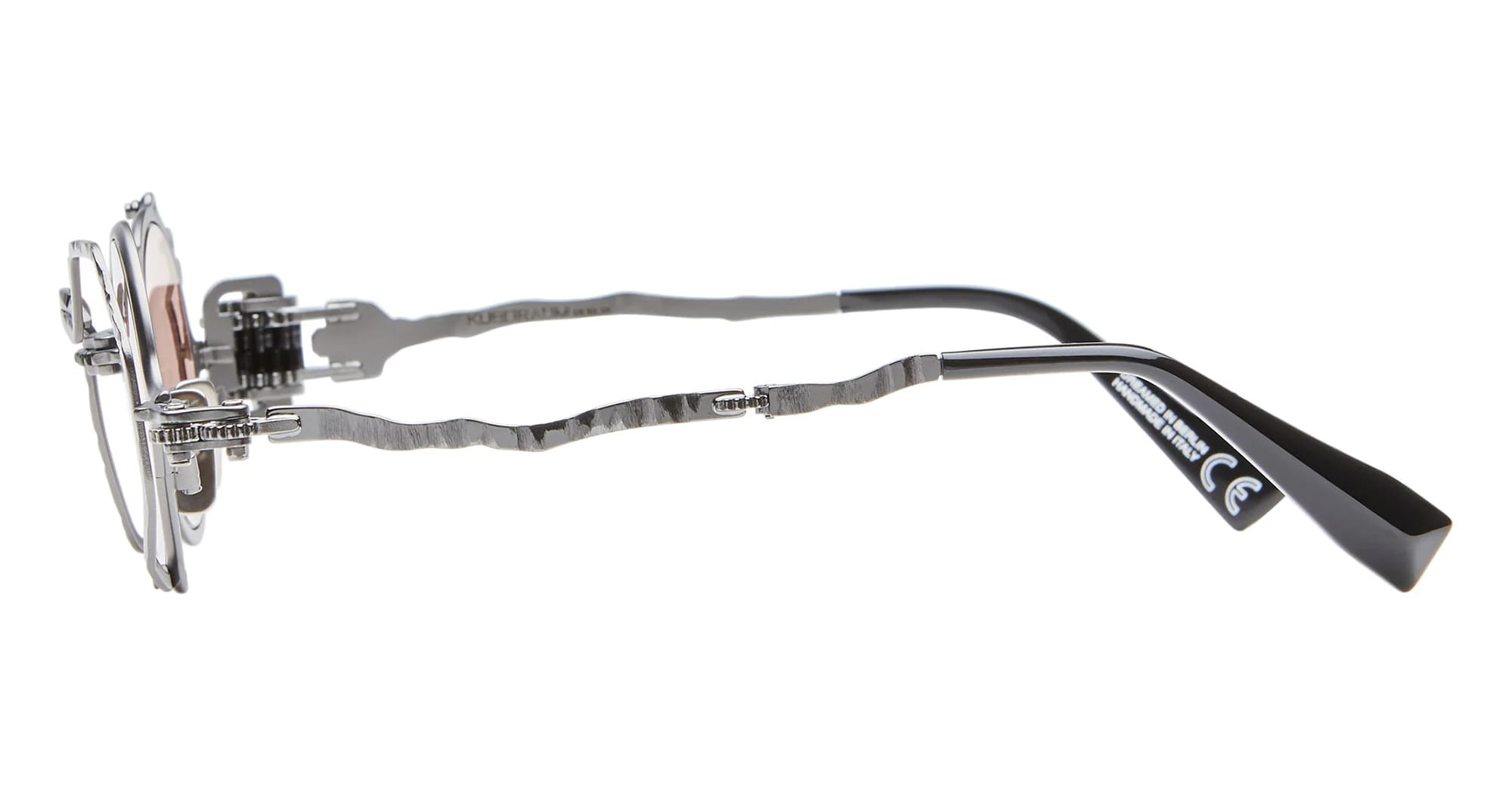 Ottica Mondello Roma - Kuboraum - KRSZ50RB0000002P - MASK Z50 RB - GUNMETAL - Metal - shape Round - grey - EYEWEAR - SUNGLASSES - Unisex,Uomo,Donna,Women,Men - lens Pink - Made In Italy