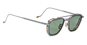 Ottica Mondello Roma - Jacques Marie Mage - JMMAZ-2H - AYRTON SENNA BY JMM: 1992 in ANTIQUE SILVER - Titanium - shape Pilot - Silver - EYEWEAR - SUNGLASSES - Unisex,Uomo,Donna,Women,Men - lens Green - Made In Japan