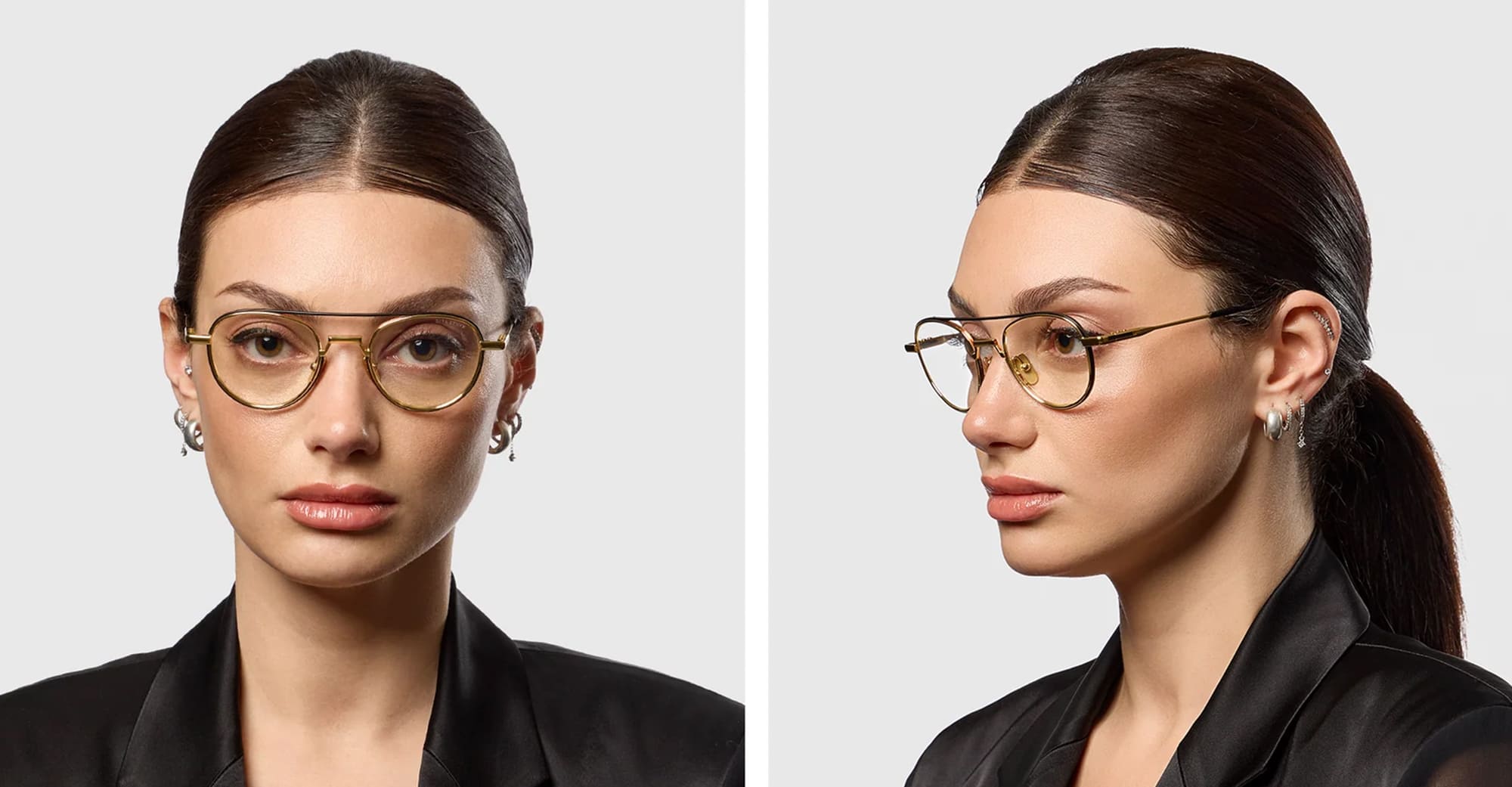 Ottica Mondello Roma - DITA - DTX189-A-01 - ETHYX-  BLACK IRON / YELLOW GOLD RX - titanium, acetate - shape Round - Black, Red - EYEWEAR - EYEGLASSES - Unisex,Uomo,Donna,Women,Men - lens Clear - Made In Japan
