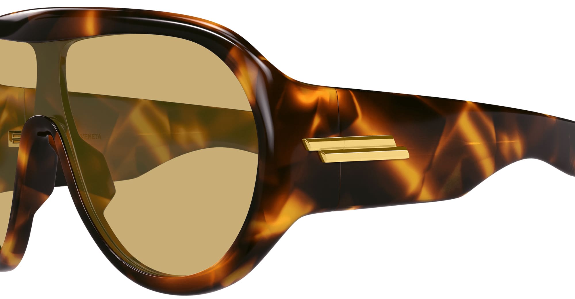 Ottica Mondello Roma - Bottega Veneta - BV1345S-002 - BV1345S-002 - HAVANA - Acetate - shape Mask - Havana - EYEWEAR - SUNGLASSES - Donna,Women - lens Brown - Made In Japan
