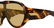 Ottica Mondello Roma - Bottega Veneta - BV1345S-002 - BV1345S-002 - HAVANA - Acetate - shape Mask - Havana - EYEWEAR - SUNGLASSES - Donna,Women - lens Brown - Made In Japan