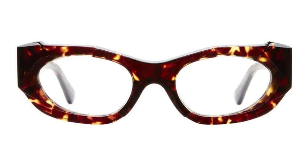 Ottica Mondello Roma - Kuboraum - KROK62TO000000OP - MASK K62 TO - TORTOISE RX  - Acetate - shape Oval - Tortoise - EYEWEAR - EYEGLASSES - Donna,Women - lens Clear - Made In Italy