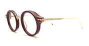 Ottica Mondello Roma - Jacques Marie Mage - JMMNMRX-3S - NORMAN - RESERVE RX - Acetate, titanium - shape Round - burgundy - EYEWEAR - EYEGLASSES - Uomo,Men - lens Clear - Made In Japan