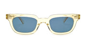 Ottica Mondello Roma - Julius Tart - JTPL-029R-2B-BL-16 - T-MAN - CHAMPAGNE / DARK BLUE LENS - Acetate - shape Rectnagular - Champagne - EYEWEAR - SUNGLASSES - Unisex,Uomo,Donna,Women,Men - lens Blue - Made In Japan