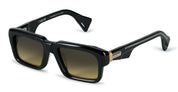 Ottica Mondello Roma - T HENRI - ROAS - ROADRUNNER - SHADOW II - Acetate - shape Rectangular - Black - EYEWEAR - SUNGLASSES - Unisex,Uomo,Donna,Women,Men - lens gradient yellow - Made In Japan