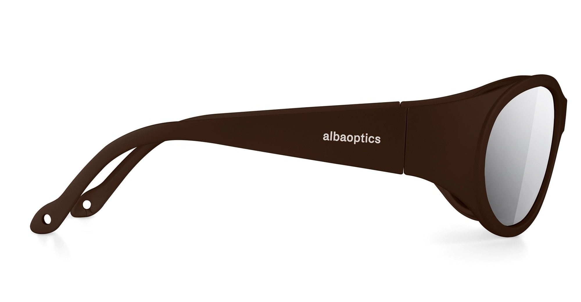 Ottica Mondello Roma - Alba Optics - 8050054518893 - ANVMA 99 - CHOCO / VZUM ALU - Tr90 - shape Oval - brown - EYEWEAR - SUNGLASSES - Unisex,Uomo,Donna,Women,Men - lens Grey - Made In Italy