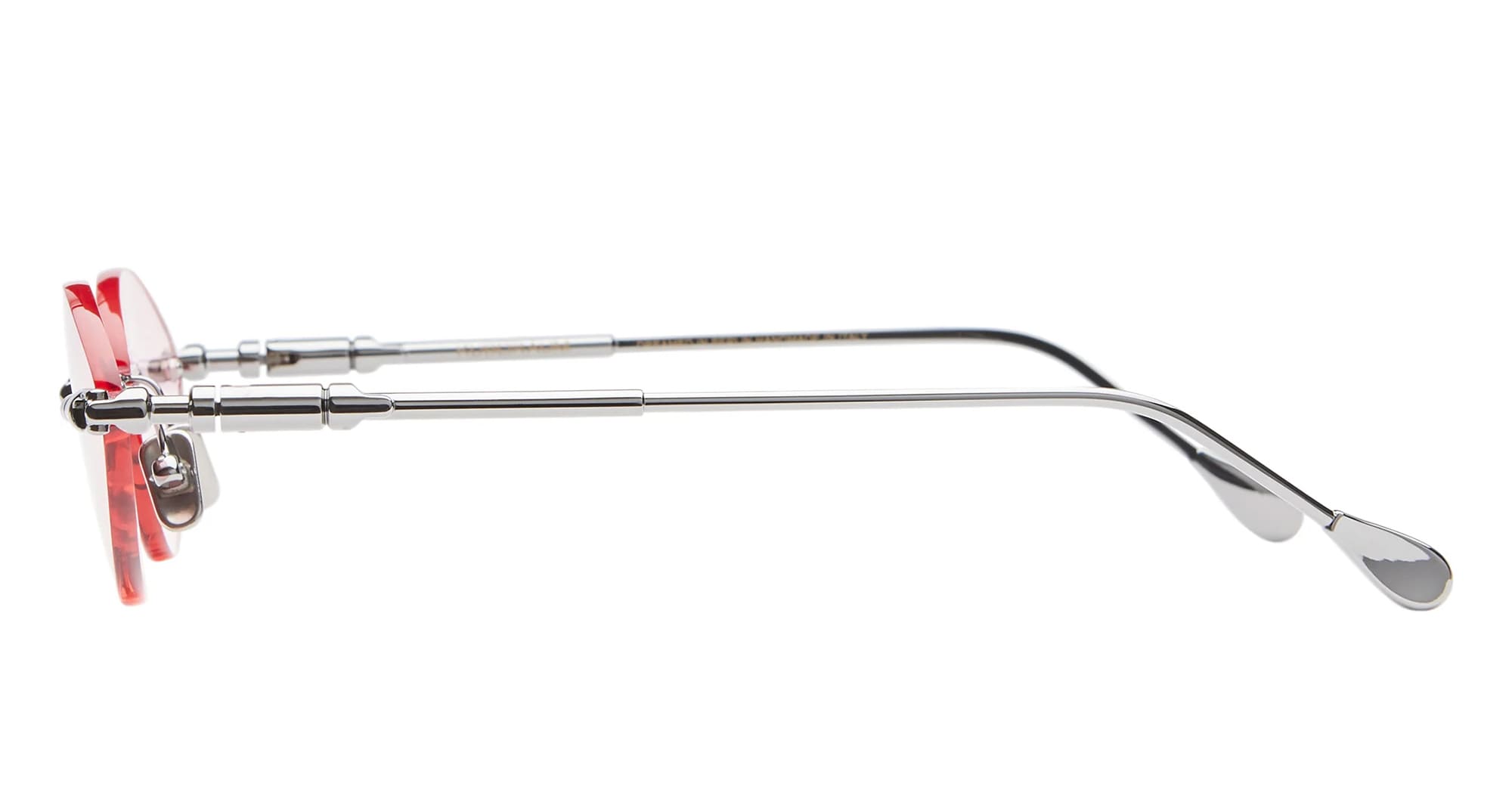 Ottica Mondello Roma - Kuboraum - KRSH65GM0000004P - MASK H65 GM - GUNMETAL - Metal - shape Oval - grey - EYEWEAR - SUNGLASSES - Unisex,Uomo,Donna,Women,Men - lens Pink - Made In Italy