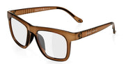 Ottica Mondello Roma - Alba Optics - 8050054517179 - ANVMA V.01 - BROWN GLOSSY RX - Tr90 - shape Squared - brown - EYEWEAR - EYEGLASSES - Unisex,Uomo,Donna,Women,Men - lens Clear - Made In Italy