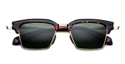 Ottica Mondello Roma - Jacques Marie Mage - JMMIL-18Q - ALIN - ETNA - titanium, acetate - shape Clubmaster - Tortoise - EYEWEAR - SUNGLASSES - Unisex,Uomo,Donna,Women,Men - lens Green - Made In Japan