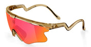 Ottica Mondello Roma - Alba Optics - 8050054518411 - DELTA LEI - SMOKE GLOSSY / VZUM F-LENS FIRE - Tr90 - shape Mask - brown - EYEWEAR - SUNGLASSES - Unisex,Uomo,Donna,Women,Men - lens red - Made In Italy