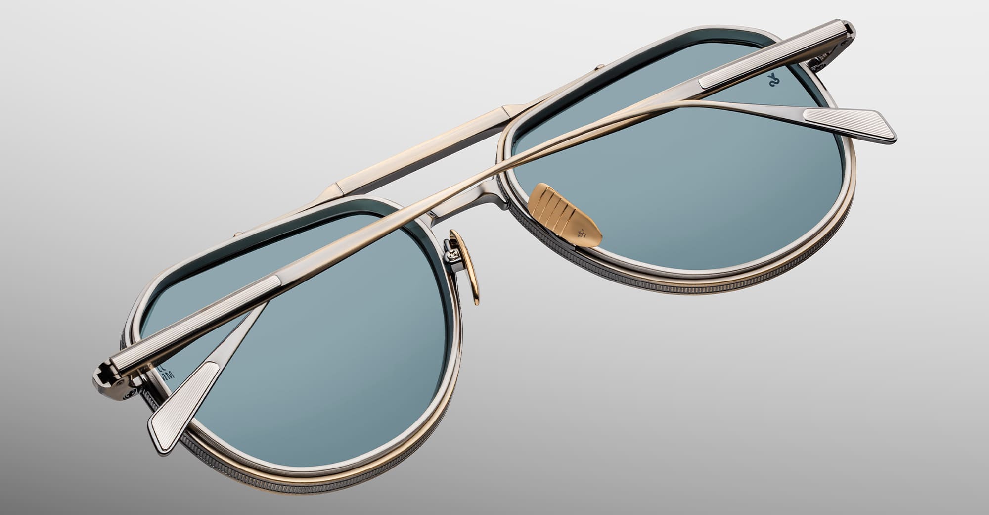 Ottica Mondello Roma - Jacques Marie Mage - JMM7M-19P - YELLOWSTONE VI: 755M - BLUE STAR SPRING - Titanium - shape  - Silver - EYEWEAR - SUNGLASSES - Unisex,Uomo,Donna,Women,Men - lens  - Made In Japan