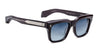 Ottica Mondello Roma - Jacques Marie Mage - JMMTR-14P - TORINO - WINE - Acetate - shape Squared - purple - EYEWEAR - SUNGLASSES - Unisex,Uomo,Donna,Women,Men - lens Gradient blue - Made In Japan
