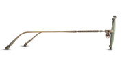 Ottica Mondello Roma - Matsuda - M3143.SG.AG.46 - M3143 - ANTIQUE GOLD / SAGE GREEN LENS - Titanium - shape Round - Gold - EYEWEAR - EYEGLASSES - Unisex,Uomo,Donna,Women,Men - lens Green - Made In Japan
