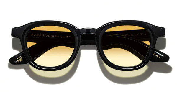 モスコット Moscot Dahven (47) - black / custom chestnut fade lens – Mondello 1962
