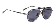Ottica Mondello Roma - Jacques Marie Mage - JMMMD-19J - COMMANDER - CORBEAU - Titanium - shape Aviator - black, silver - EYEWEAR - SUNGLASSES - Unisex,Uomo,Donna,Women,Men - lens Grey - Made In Japan
