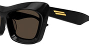 Ottica Mondello Roma - Bottega Veneta - BV1283S-001 - BV1283S-001 - BLACK - Acetate - shape Squared - Black - EYEWEAR - SUNGLASSES - Donna,Women - lens Grey - Made In Japan