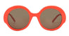 Ottica Mondello Roma - Loewe - LW40135I5242E - LW40135I - SHINY ORANGE - Acetate - shape Oval - orange - EYEWEAR - SUNGLASSES - Donna,Women - lens Brown - Made In Italy