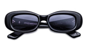 Ottica Mondello Roma - Jacques Marie Mage - JMMKT-58 - ANN - RAVEN - Acetate - shape Oval - Black - EYEWEAR - SUNGLASSES - Unisex,Uomo,Donna,Women,Men - lens Grey - Made In Japan