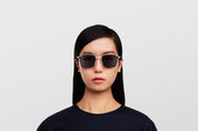 Ottica Mondello Roma - Mykita - 10087671 - MR002 AL1 - White Silver / Black / Coolgrey Lens - stainless steel - shape  - silver, black - EYEWEAR - SUNGLASSES - Unisex,Uomo,Donna,Women,Men - lens  - Made In Germany