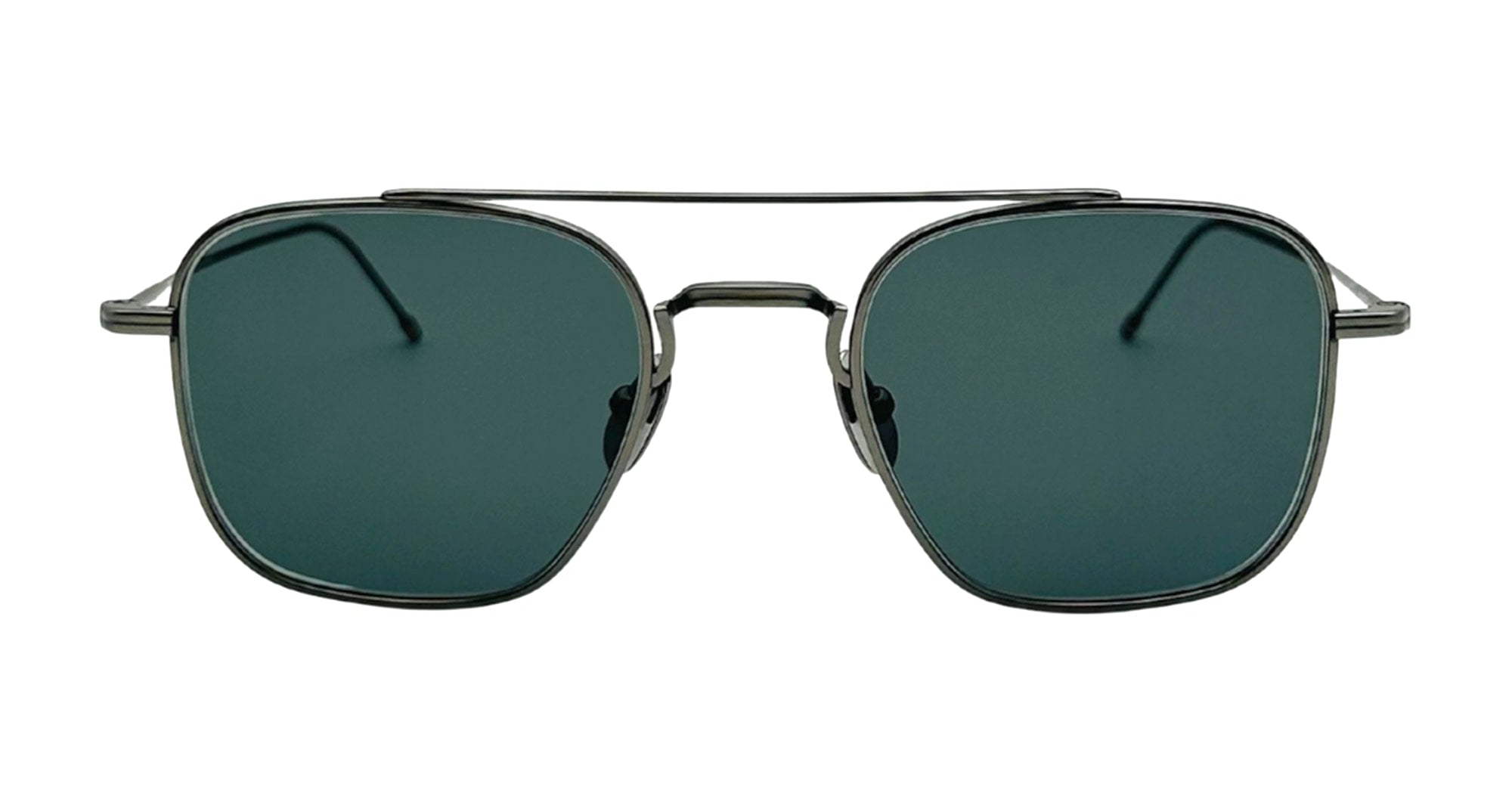 Ottica Mondello Roma - Thom Browne - UES907A-G0001-035-50 - SQUARED AVIATOR - SILVER - Titanium - shape  - Silver - EYEWEAR - SUNGLASSES - Unisex,Uomo,Donna,Women,Men - lens  - Made In Japan