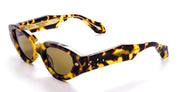 Ottica Mondello Roma - Daizo - A-NC001e-L1-VB01 - ALICE - LEOPARD / 18k gold - Acetate - shape Cat-eye - Havana - EYEWEAR - SUNGLASSES - Unisex,Uomo,Donna,Women,Men - lens Brown - Made In Japan