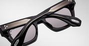 Ottica Mondello Roma - Jacques Marie Mage - JMMDE-10Y1 - DECADE COLLECTION: DEALAN - DECADE - Acetate - shape Squared - Black - EYEWEAR - SUNGLASSES - Uomo,Men - lens Gradient grey - Made In Japan