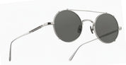 Ottica Mondello Roma - Matsuda - M3143.SG.PW.46 - M3143 - PALLADIUM WHITE / GREY - Titanium - shape Round - Palladium - EYEWEAR - EYEGLASSES - Unisex,Uomo,Donna,Women,Men - lens Grey - Made In Japan
