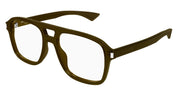 Ottica Mondello Roma - Saint Laurent - SL 881 OPT-004 - SL 881 OPT-004 - BROWN RX - Acetate - shape Navigator - Black - EYEWEAR - EYEGLASSES - Unisex,Uomo,Donna,Women,Men - lens Clear - Made In Japan