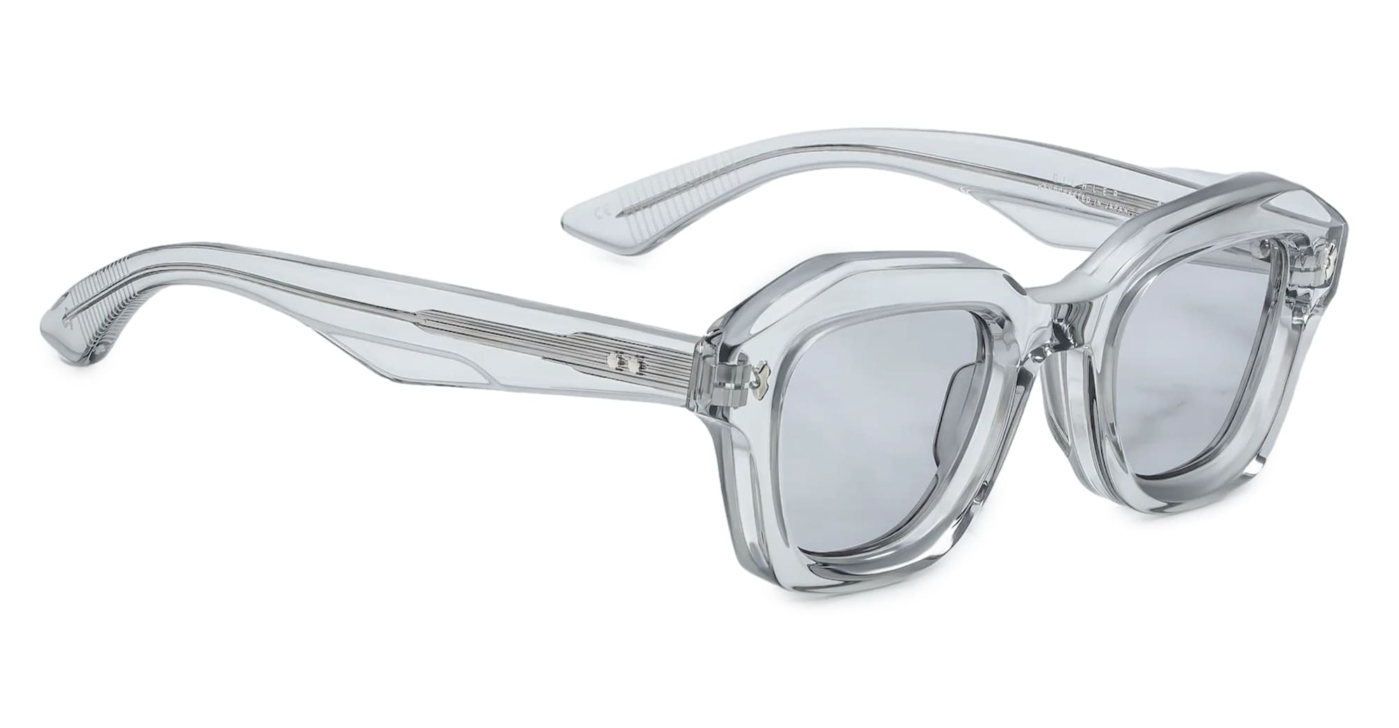 Ottica Mondello Roma - Jacques Marie Mage - JMMQE-15Z - EICHLER - SULFUR - Acetate - shape Squared - transparent beige - EYEWEAR - SUNGLASSES - Donna,Women - lens Grey - Made In Japan