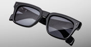 Ottica Mondello Roma - Jacques Marie Mage - JMMTR-58 - TORINO - RAVEN - Acetate - shape Rectangular - Black - EYEWEAR - SUNGLASSES - Unisex,Uomo,Donna,Women,Men - lens Gradient grey - Made In Japan